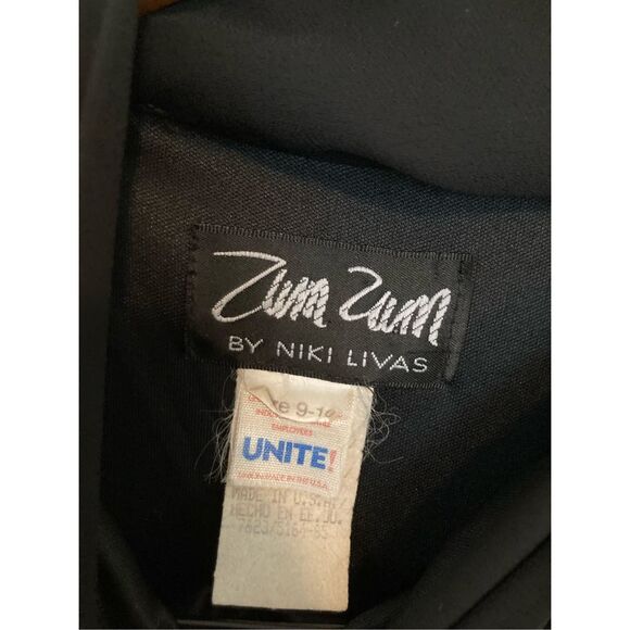 Vintage Zum zum by Niki‎ Livas black dress - Picture 4 of 8